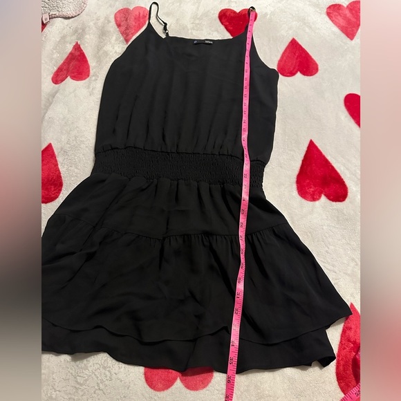NWOT Krisa by Revolve Smocked Cami Mini Dress in Black - Picture 10 of 12